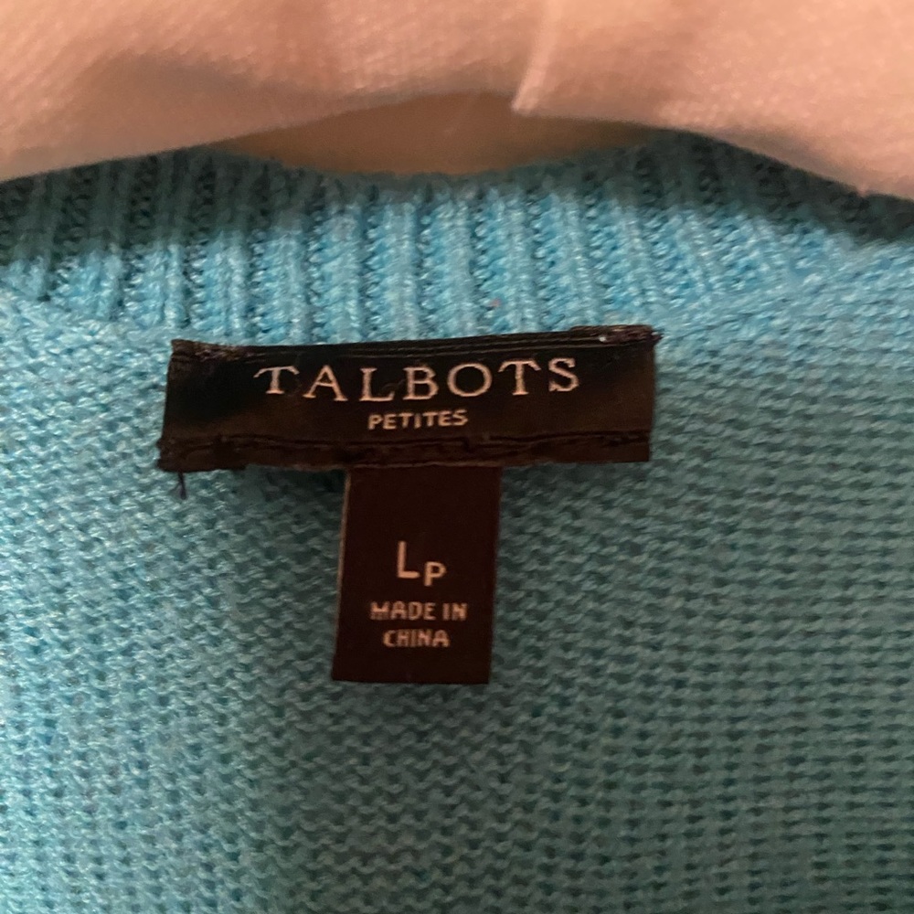 Talbots Petites Winter Wonderland Sweater LP - Picture 3 of 3